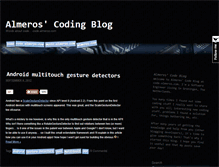 Tablet Screenshot of code.almeros.com